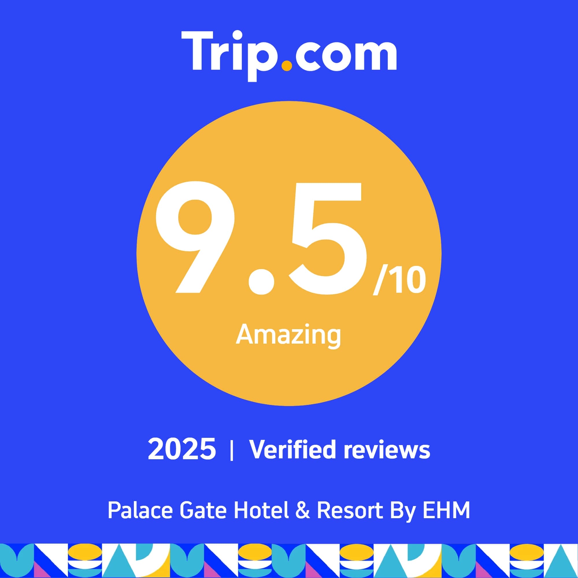 tripcom award - palace gate hotel & resort